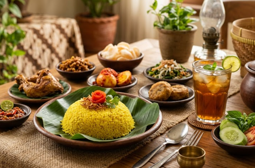 Cara Membuat Nasi Kuning Wangi Yang Enak ala RN Catering Nasi Box