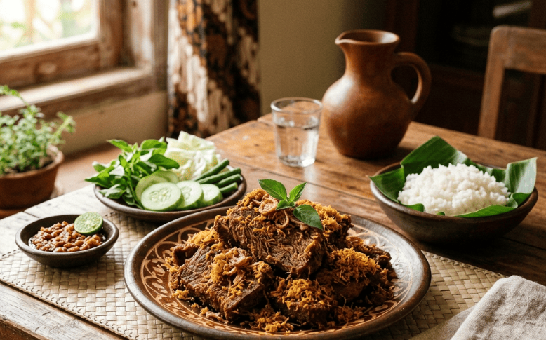 Resep Gepuk Daging Sapi Khas Sunda ala RN Catering Tasikmalaya