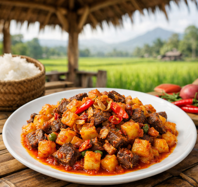 Resep Sambal Goreng Kentang Ati Pedas Nikmat by RN Catering